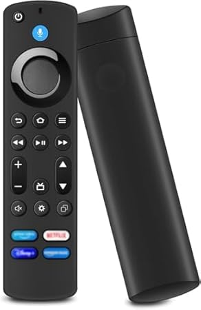 Effdrdfs Ersatzfernbedienung KF020422A für Smart TV 2/3/4 Gen & 4K & Cube 2/3 Gen mit Sprachfunktion